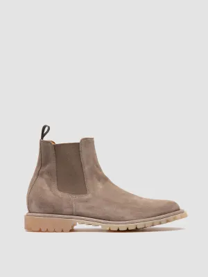 SPECTACULAR 014 - Grey Suede Chelsea Boots