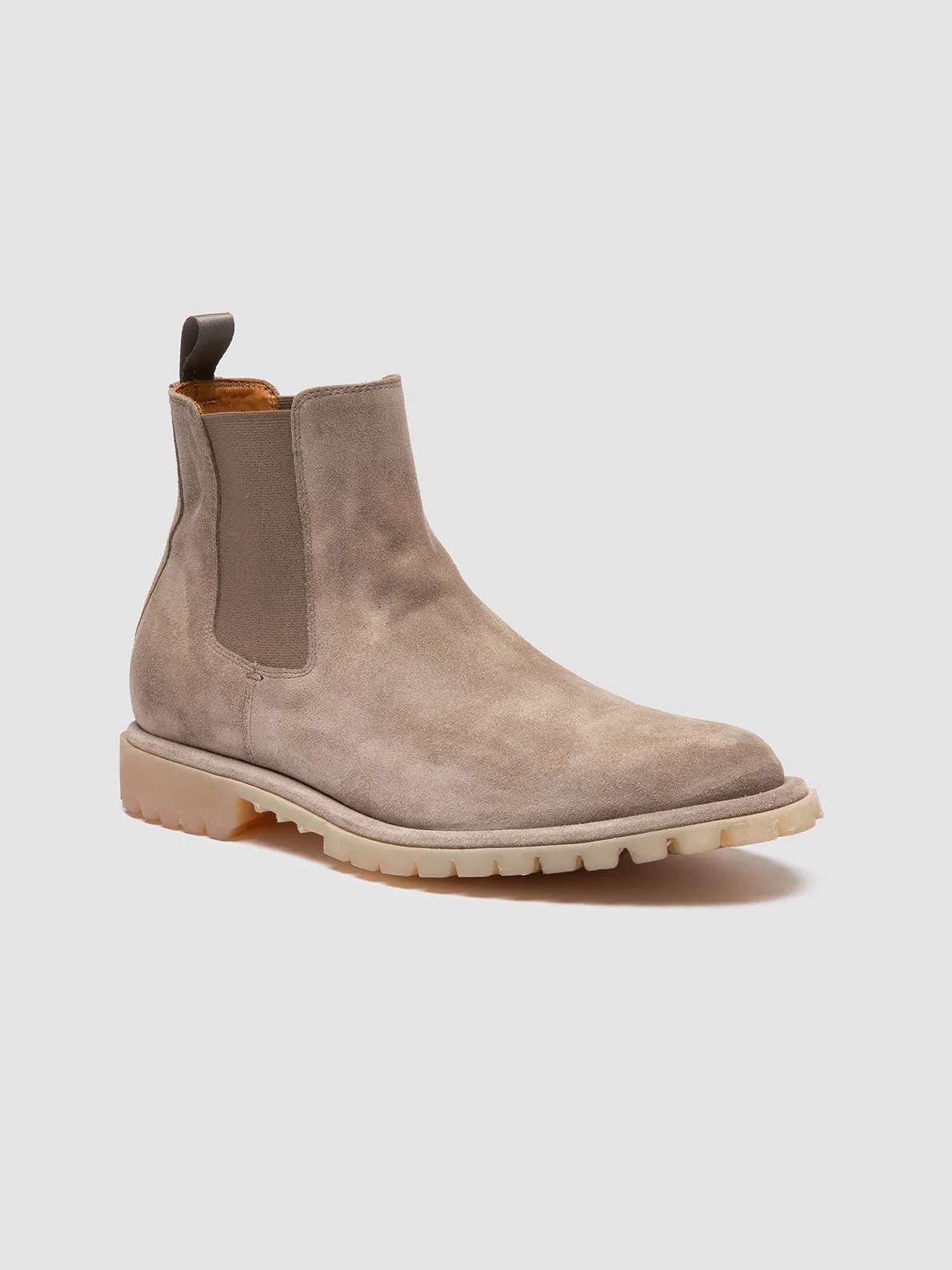SPECTACULAR 014 - Grey Suede Chelsea Boots