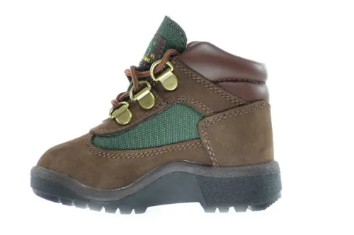Timberland Baby Toddlers Field Boots Brown/Olive Green