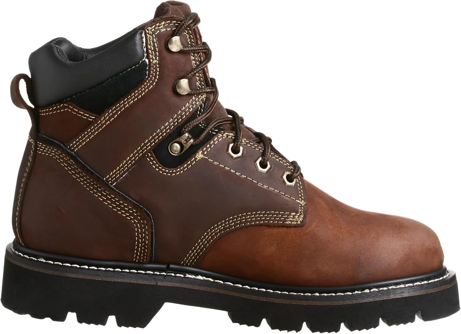 Western Chief Men's Expedition 615 7" Plain Toe Work Boot