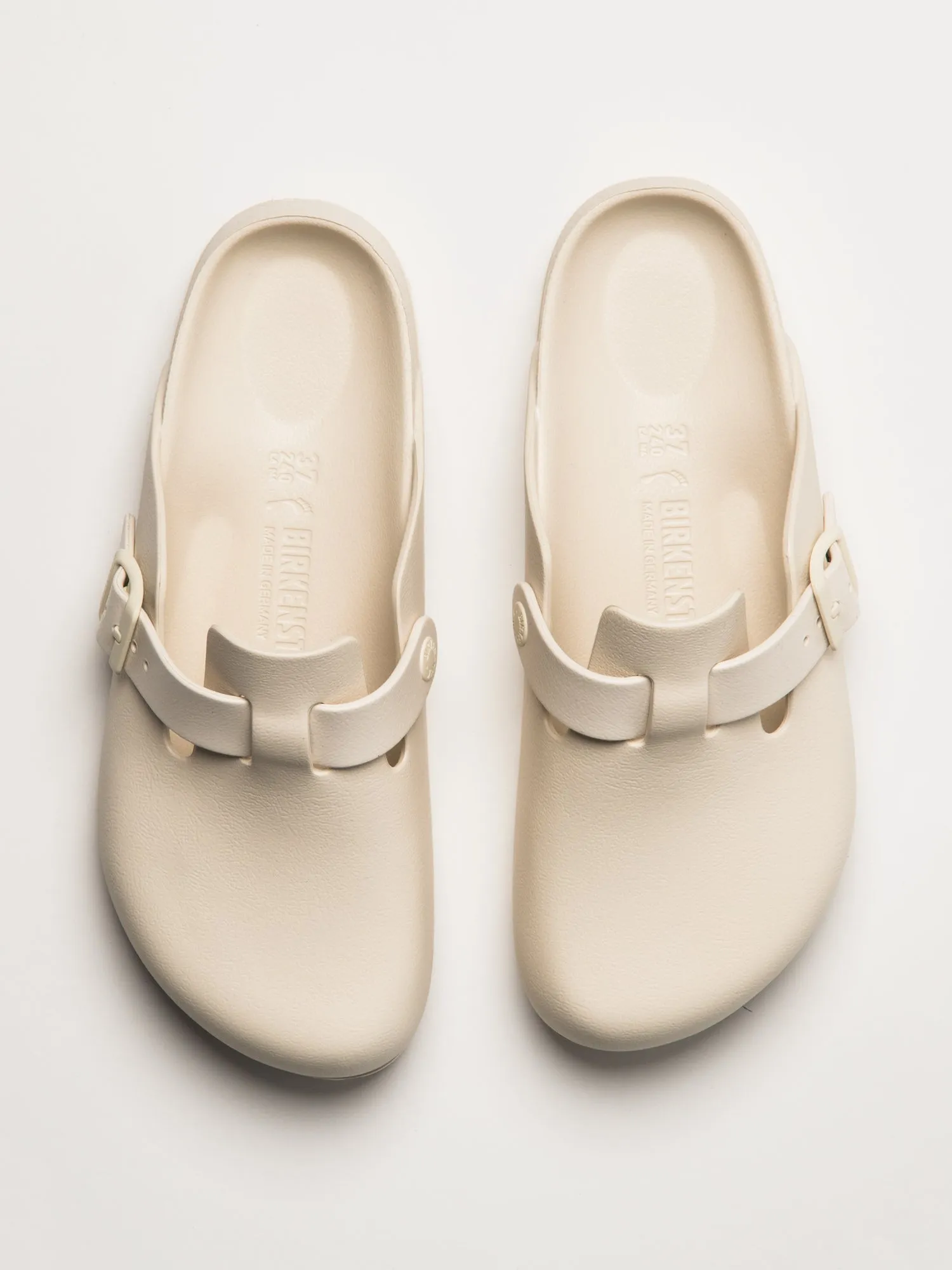 WOMENS BIRKENSTOCK BOSTON EVA CLOG - EGGSHELL