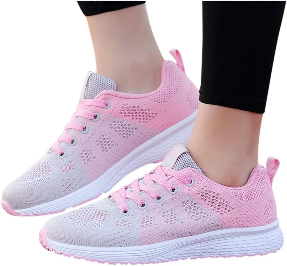 Women's Fashion Sneaker Non Slip Work Wide Comfortable Slip Resistant Work Shoes Walking Shoes Office Loafers for Women Mens Basketball Sneakers