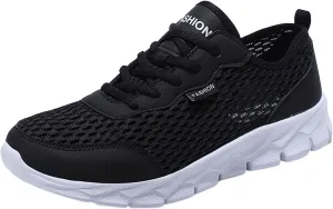 Womens Fashion Walking Running Shoes Breathable Mesh Mens Running Shoes Gym Casual Shoes Slip On Wedge Sneakers Waterproof Tennis Shoe Trainers Shoe