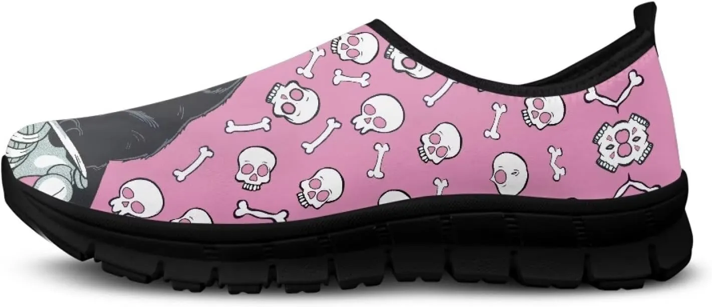 Women's Slip On Sneakers Casual Loafers Lightweight Tennis Footwear Comfort Soft Walking Shoes