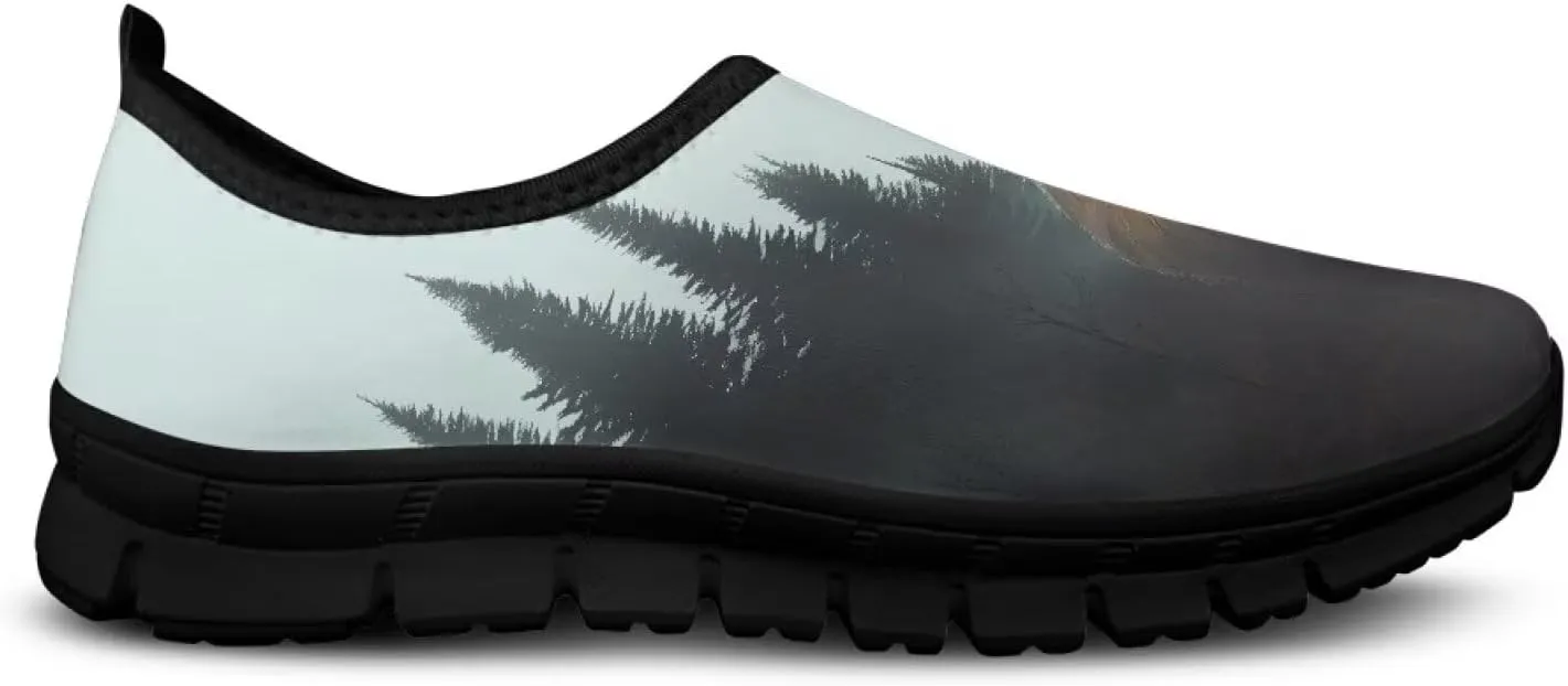 Women's Slip On Sneakers Casual Loafers Lightweight Tennis Footwear Comfort Soft Walking Shoes