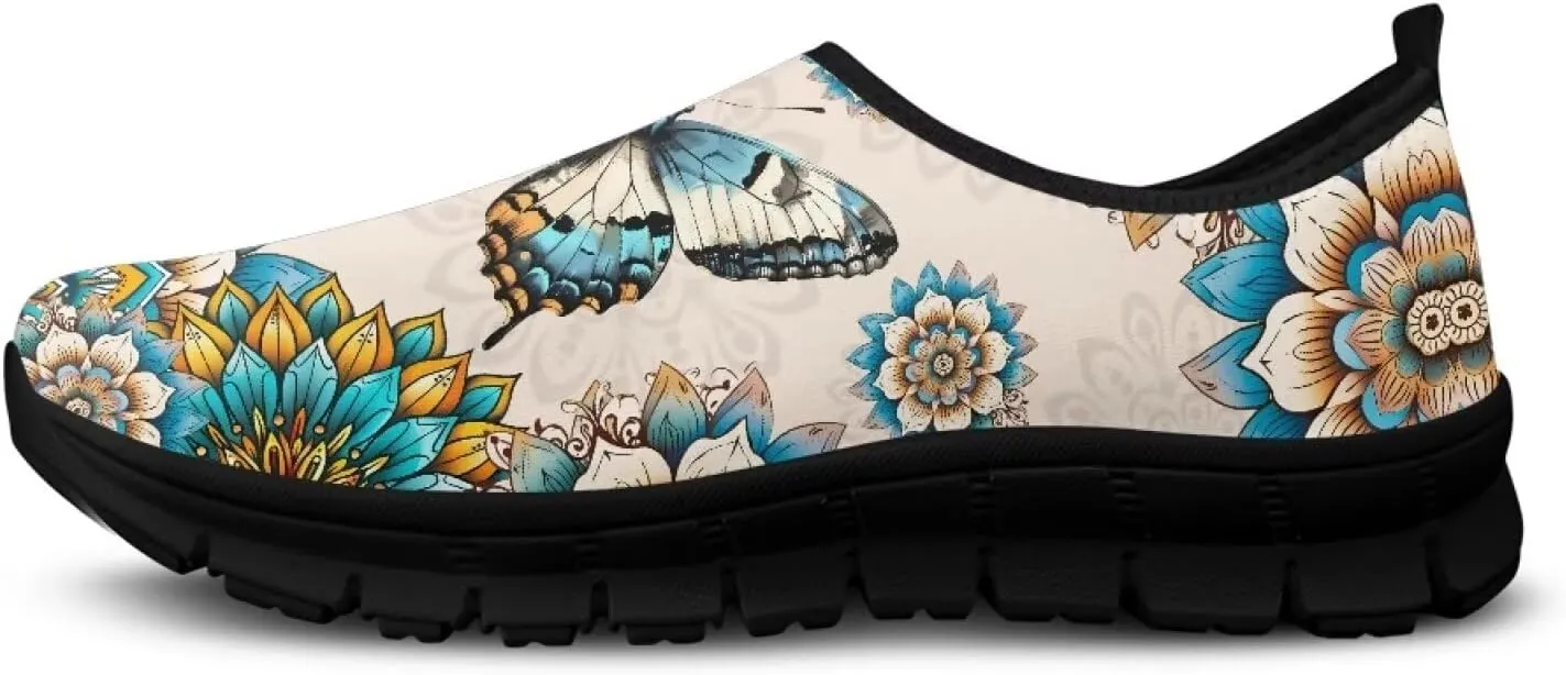 Women's Slip On Sneakers Casual Loafers Lightweight Tennis Footwear Comfort Soft Walking Shoes