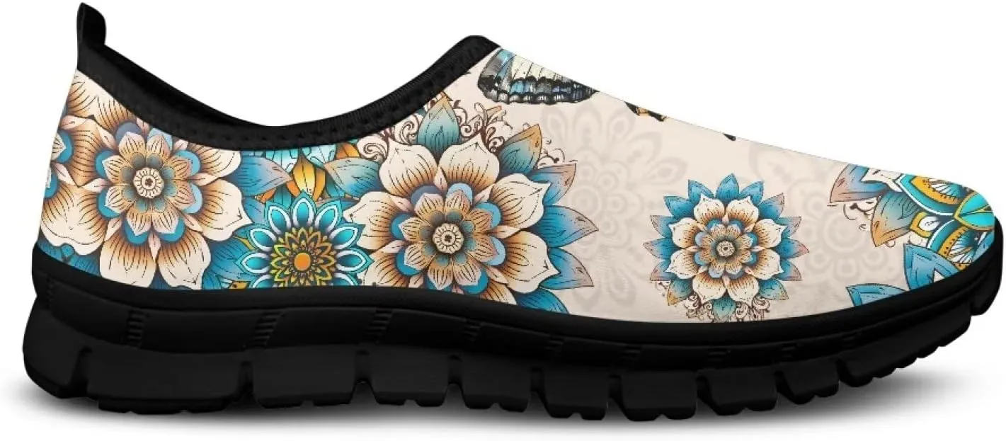 Women's Slip On Sneakers Casual Loafers Lightweight Tennis Footwear Comfort Soft Walking Shoes