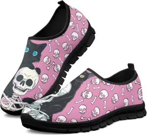 Women's Slip On Sneakers Casual Loafers Lightweight Tennis Footwear Comfort Soft Walking Shoes