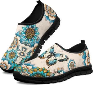 Women's Slip On Sneakers Casual Loafers Lightweight Tennis Footwear Comfort Soft Walking Shoes