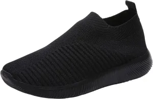Women's Slip on Walking Running Shoes Tennis Casual Fashion Breathable Sneakers Non Slip Sport Athletic Shoes