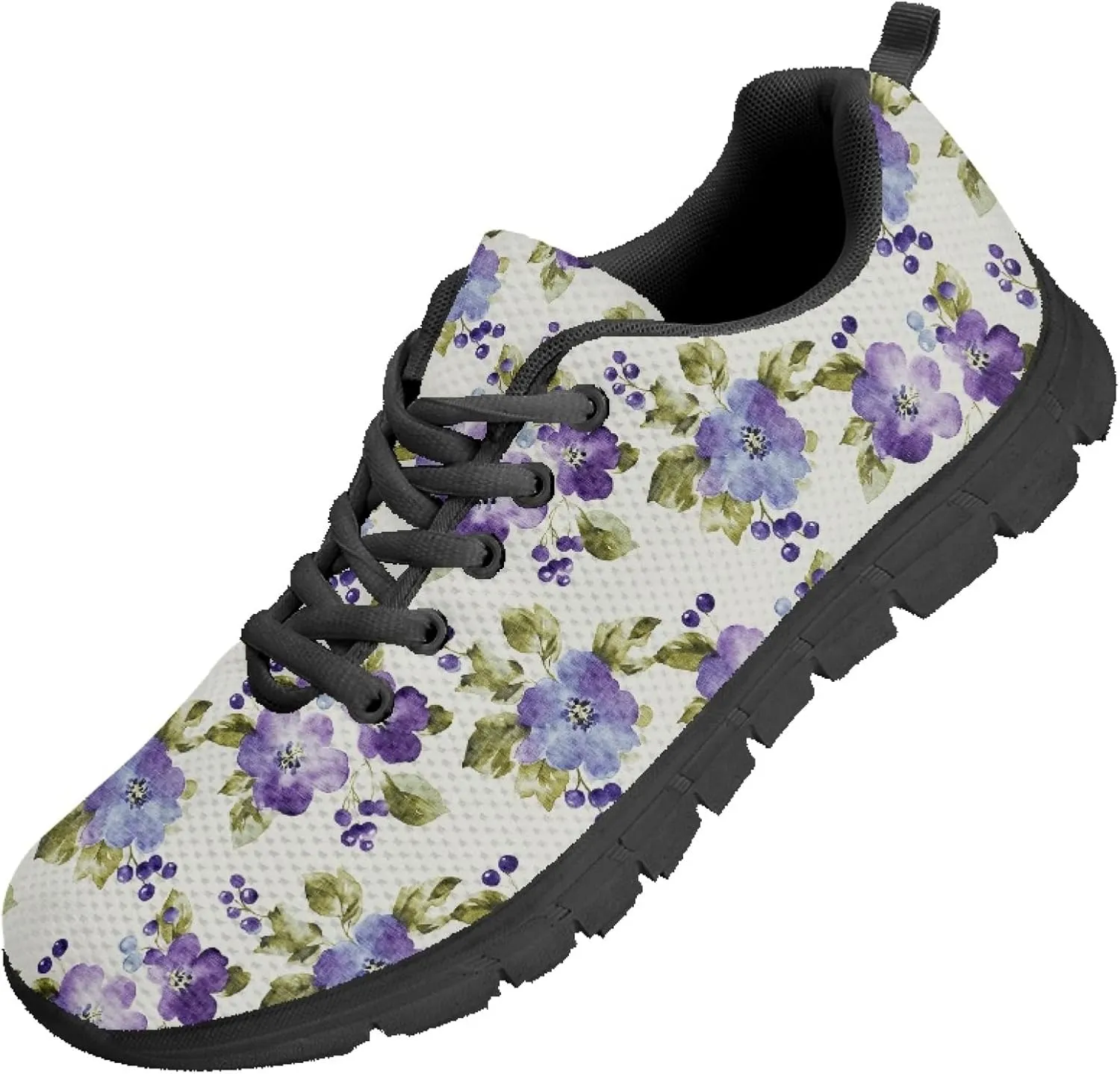 Womens Sports Trainer Running Sneakers Girls Causal Travel Shoes Outdoor Walking Low Heel Lace up Breathable Flexible Shoe