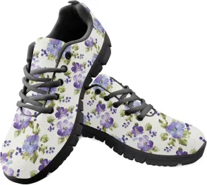 Womens Sports Trainer Running Sneakers Girls Causal Travel Shoes Outdoor Walking Low Heel Lace up Breathable Flexible Shoe