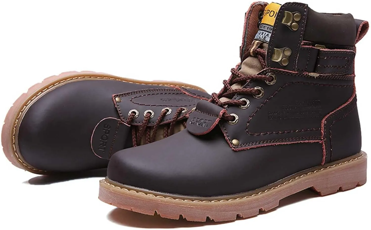 Work Boots for Men Soft Toe Hiking Sneakers Warm Booties Womens Safety Shoes Non Slip Waterproof Outdoor Shoes Lightweight Anti Slip Hike Grounded Footwear