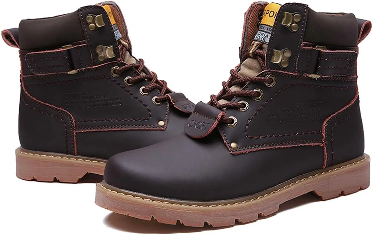 Work Boots for Men Soft Toe Hiking Sneakers Warm Booties Womens Safety Shoes Non Slip Waterproof Outdoor Shoes Lightweight Anti Slip Hike Grounded Footwear