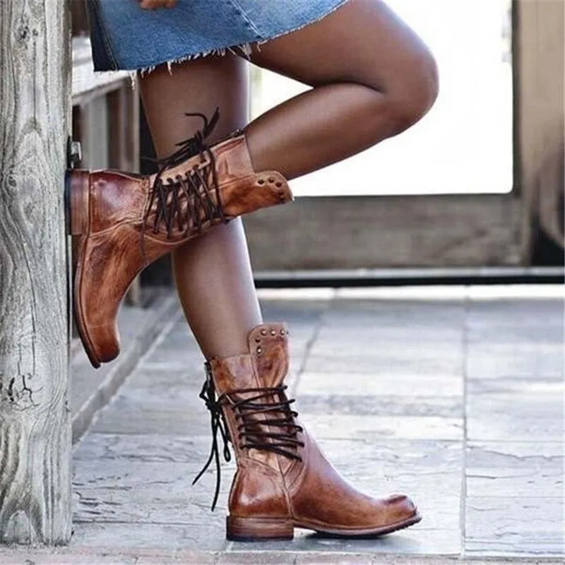 Xelia - Vintage Cowgirl Boots